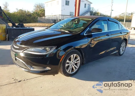 2015 Chrysler 200 Limited z USA, uszkodzony, nr VIN 1C3CCCAG6FN731615